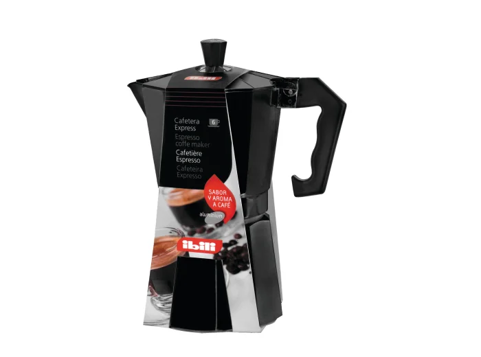 CAFETIERE ITALIENNE 6 TAS NOIR