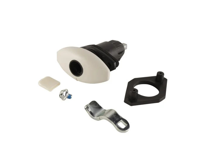  SERRURE A COMPR. ELLIPSE BLANC