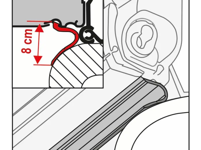 JOINT RAIN GUARD LOWER AU M
