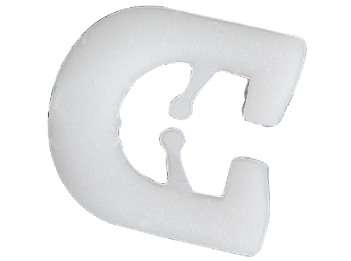  25 GLISSEURS NYLON DE RAIL EN I