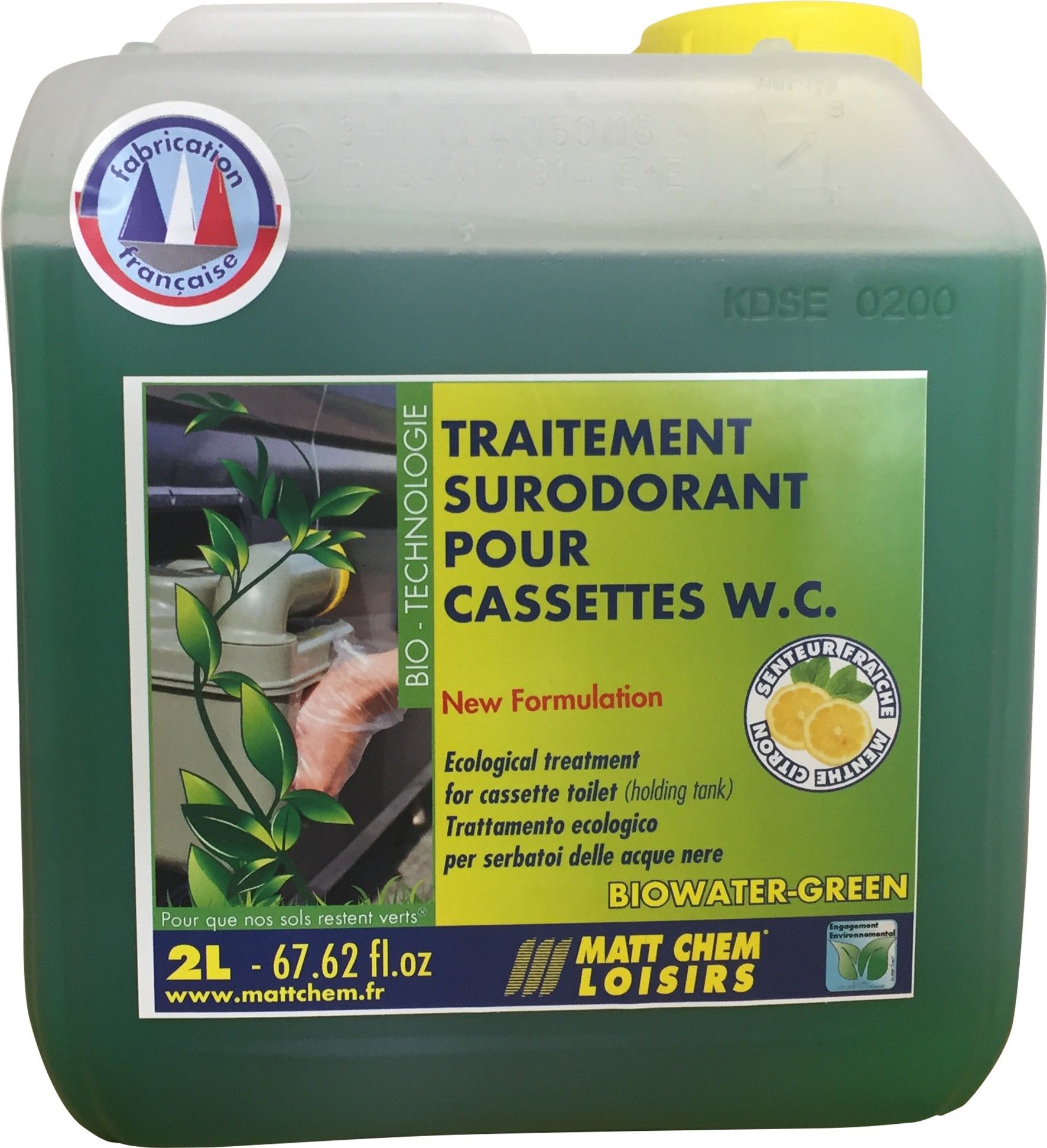  BIOWATERGREEN BIDON 2 LITRES