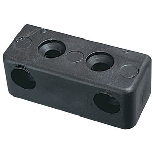  FIXE MEUBLE 4 TROUS BLANC