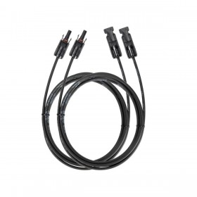 PAIRE DE CABLES DEXTENSION AVEC CONNECTEURS SOLAIRES RAPIDES 3M