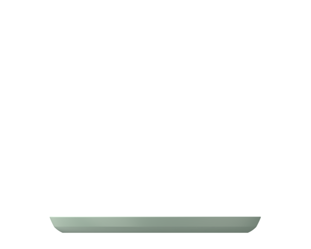  ASSIETTE PLATE MEPAL SILUETA  DIAM. 26ACM   COLORIS NORDIC SAGE