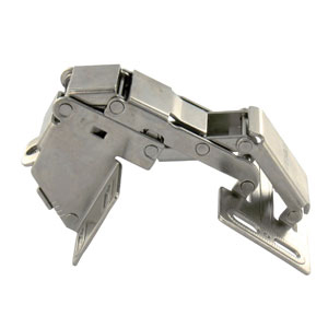  1 CHARNIERE A RESSORT 100/66X63 ACIER ZINGUE