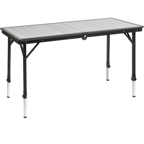  TABLE PLIANTE DINEMIC 4 ALU REGLABLE 2 HAUTEURS 120 X 70 X 56/85 CM BRUNNER
