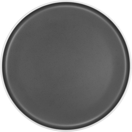  ASSIETTE PLATE DOLOMIT GRISE O 25 CM STONE TOUCH ANTIGLISSE BRUNNER